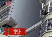 女子抬頭猛然發(fā)現(xiàn)老人倒懸窗外 被嚇得心有余悸