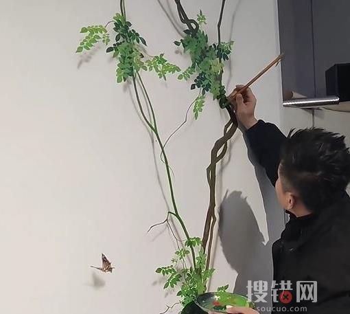 男子自學3D墻繪三年 畫作逼真簡直太驚人了
