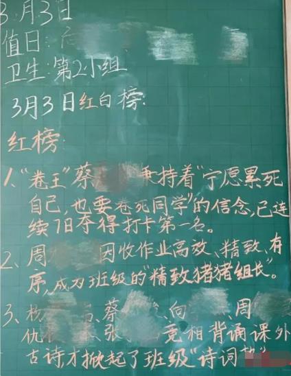 90后老師自制班級(jí)“熱搜榜” 原因揭秘直接讓人傻眼了