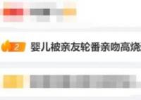 嬰兒被親友輪番親吻高燒近40度 真相曝光簡直太驚人了