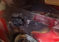 杭州街頭百萬級跑車起火 車身燒出洞 原因竟是這樣太崩潰了