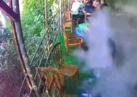 顧客就餐時卡式爐爆炸 飯店回應 一位男性顧客的腿被熱菜燙傷