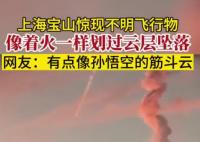 上海現不明飛行物 似火球般高速墜落 真相簡直太恐怖了