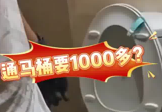 女子80元預(yù)約通馬桶結(jié)賬超1000 到底是什么情況？