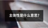 主體性是什么意思 主體性是指一個人或事物具有自我主導自我決定的能力和特征