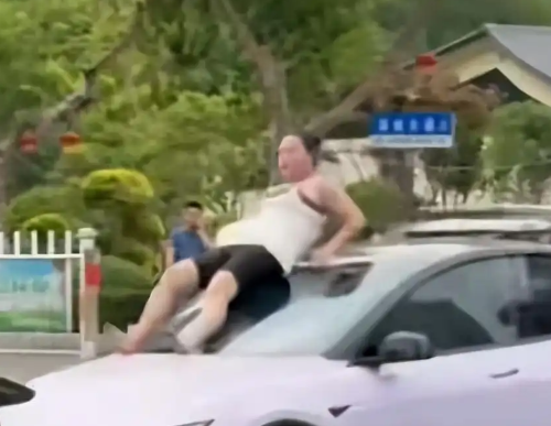女子當(dāng)街打砸汽車:系精神病發(fā)作 實(shí)在太無奈了